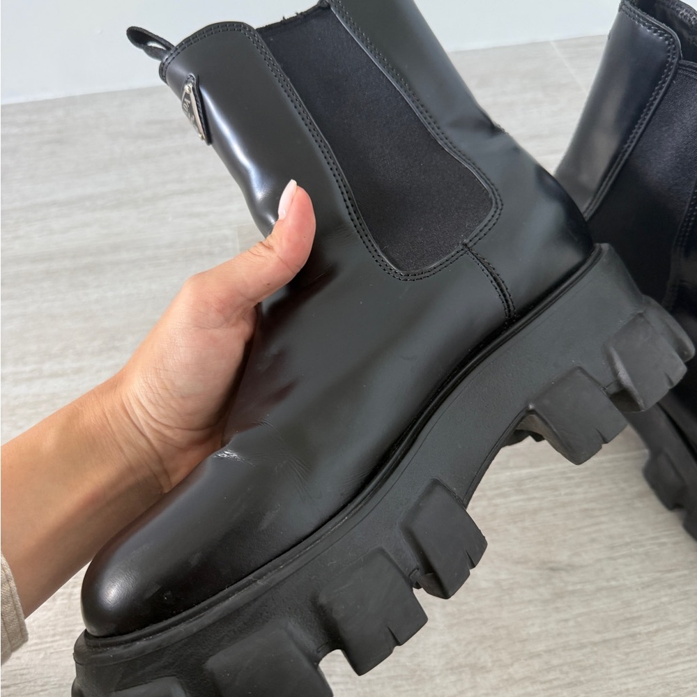 Prada Monolith Chelsea Boots Sz 39 - Picture 16 of 16